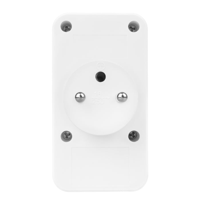 Proudová zásuvka Maclean x2 + 4xUSB, rozbočovač se 2 zásuvkami, 2xUSB A, 2xUSB C PD 20W, 1x16A + 1x6A, MCE249 F/W, 3 kusy