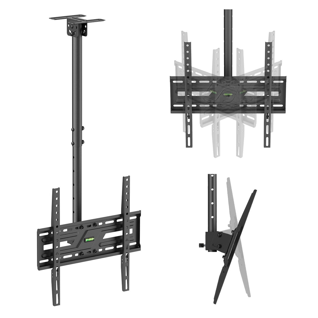 Stropní držák / závěs na televizor Maclean, max. nosnost 50 kg, 37–75", max. VESA 400×400, MC-175