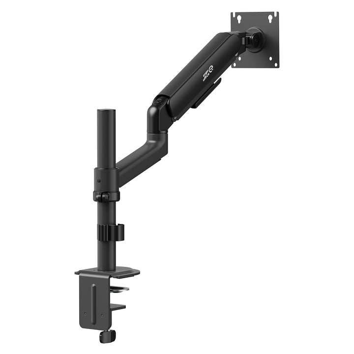 Držák / závěs na monitor Ergo Office, plynová pružina, 17"–32", 1–10 kg, matná černá, max. VESA 100×100, ER-691 B