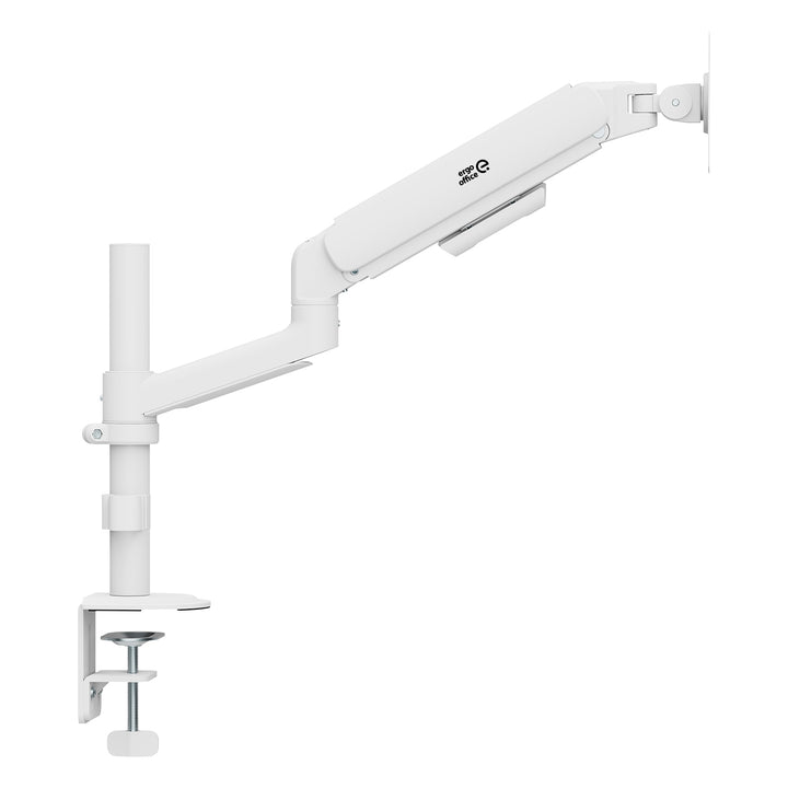 Držák / závěs na monitor Ergo Office, plynová pružina, 17"–32", 1–10 kg, matná bílá, max. VESA 100×100, ER-691 W