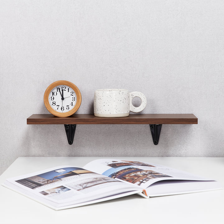 Nástěnné police Maclean, sada 12 kusů, max. 8 kg, pro montáž na stěnu, MC-331