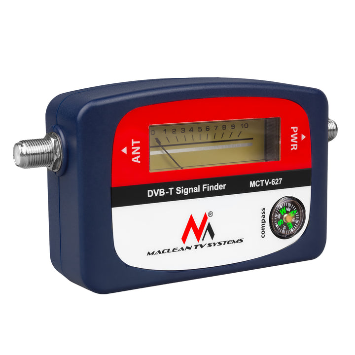 Maclean DVB-T TV metr, pouzdro, kabel 25 cm F-F, MCTV-627 + 10x AA Varta Industrial baterie