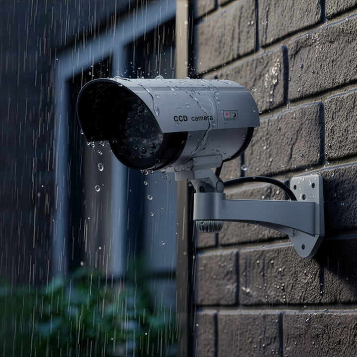 Atrapa kamery s blikající LED IR1100 S IR externí + 2x Varta Industrial AA baterie