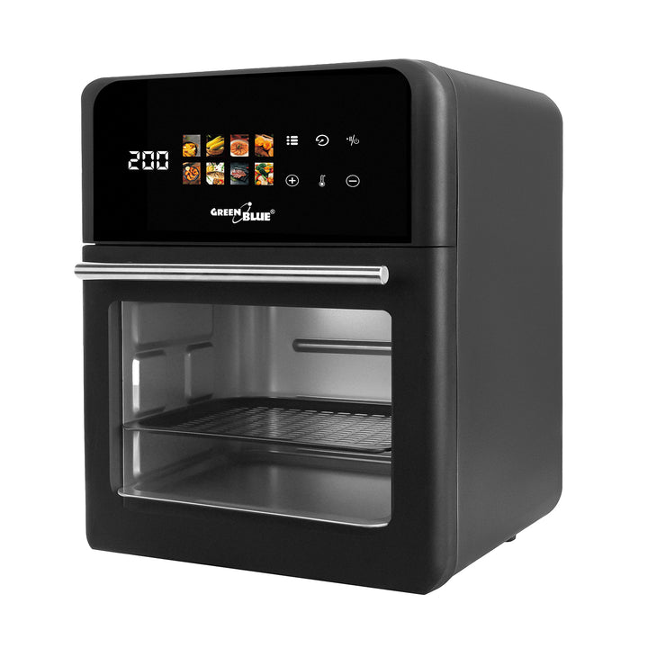 Beztuková fritéza AIR FRYER GreenBlue, výkon 1800 W, objem 10 l, 8 programů, příslušenství, časovač, GB950