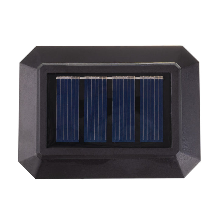 Solární LED lampa na sloupek GreenBlue, 60 × 40 mm, obloukový kryt, 3200 K, GB125 WW