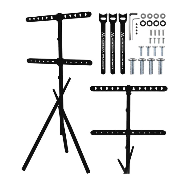 Držák / podlahový stojan na televizor Maclean, 37–80", max. VESA 600×400, max. 60 kg, MC-182 B