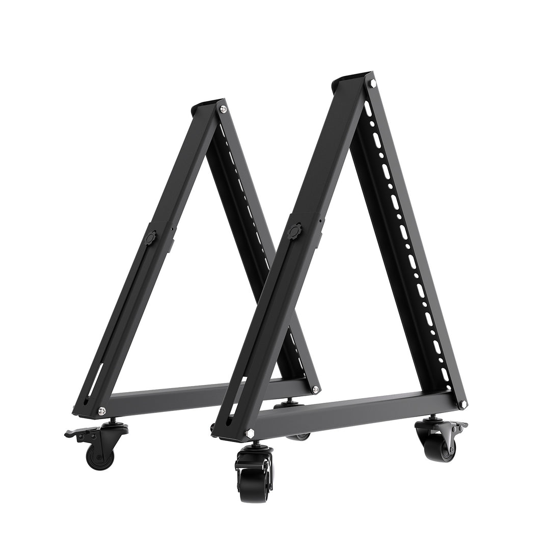 Vozík / podlahový stojan na televizor Maclean, 37–80", max. VESA 800×400, max. 75 kg, pojízdný, aretace koleček, MC-183