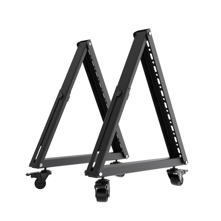Vozík / podlahový stojan na televizor Maclean, 37–80", max. VESA 800×400, max. 75 kg, pojízdný, aretace koleček, MC-183