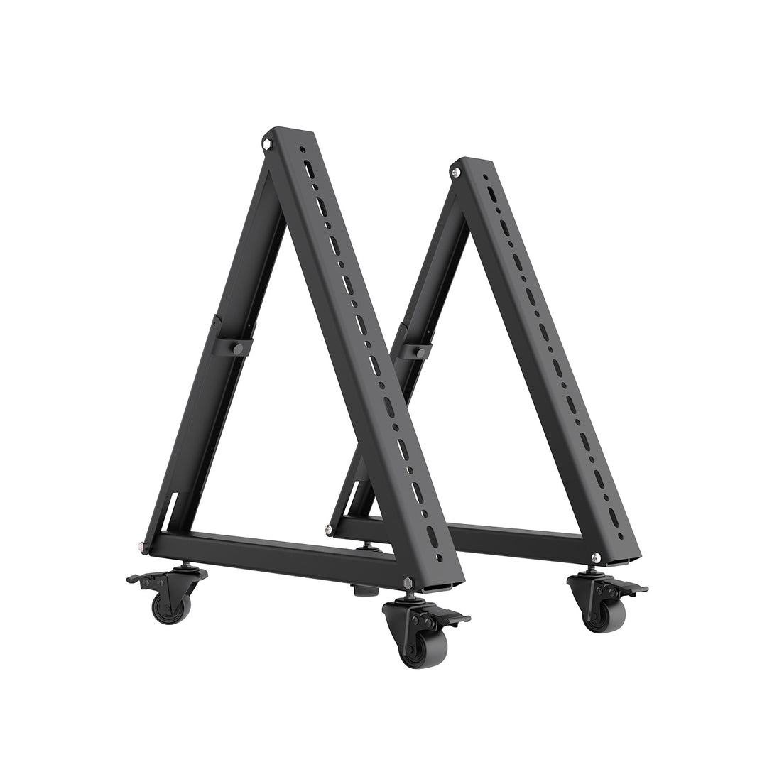 Vozík / podlahový stojan na televizor Maclean, 37–80", max. VESA 800×400, max. 75 kg, pojízdný, aretace koleček, MC-183