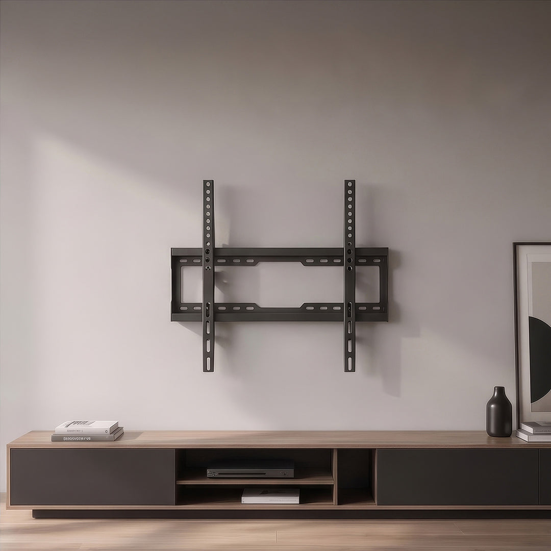 Držák / závěs na televizor Maclean, max. VESA 600×400, 37–86", do 45 kg, černý, nastavení sklonu 0°–8°, MC-188