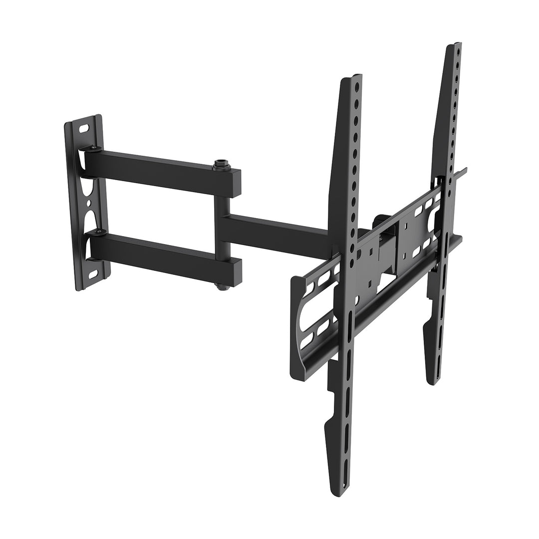 Držák / závěs na televizor Maclean, max. VESA 400×400, 32–55", do 30 kg, černý, nastavení sklonu +2° až –10° a otáčení +90° až –90°, MC-191