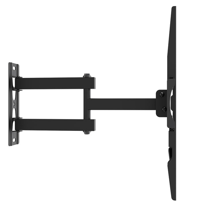 Držák / závěs na televizor Maclean, max. VESA 400×400, 32–55", do 30 kg, černý, nastavení sklonu +2° až –10° a otáčení +90° až –90°, MC-191