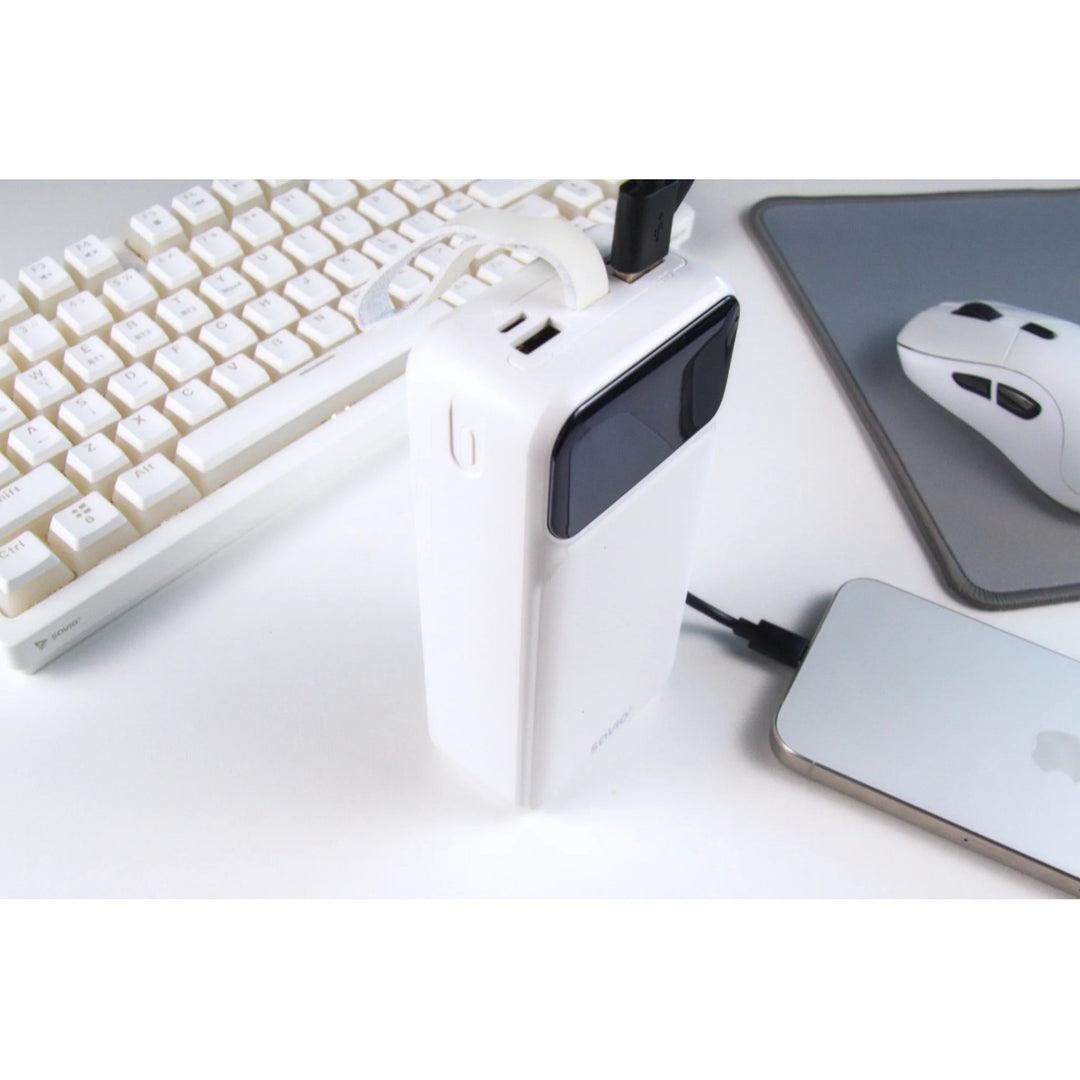 Powerbanka SAVIO, 2 porty USB, 1 port USB-C, rychlé nabíjení, Power Delivery, SAVBA-11