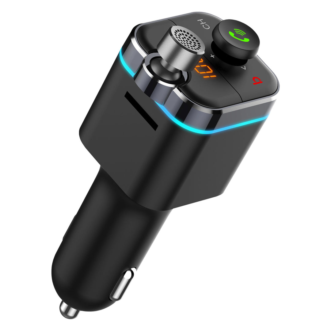 Savio MP3 transmitter do auta, Bluetooth 5.0, funkce nabíjení, černý, SAVFMTRANSTR-12