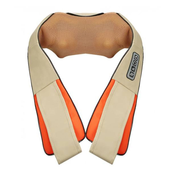 Masážní přístroj na ramena LTC Shiatsu 6D, 3 rychlosti, 5V, 24W, funkce vyhřívání, LED podsvícení, protiskluzové popruhy