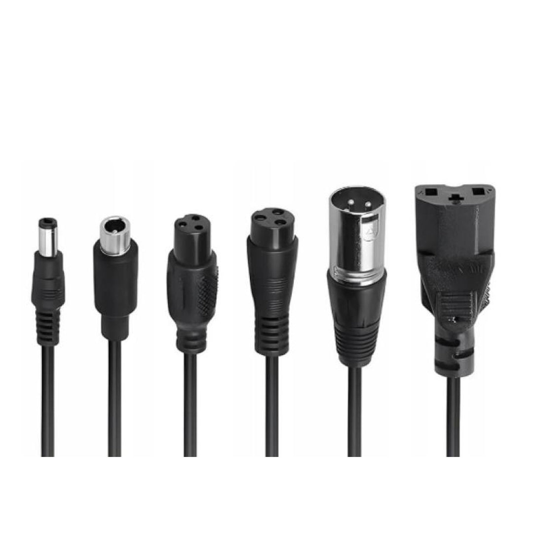 Univerzální nabíječka Lextool pro skútry a elektrická vozidla, 54,6 V 2A, 6 zástrček DC, LXG95