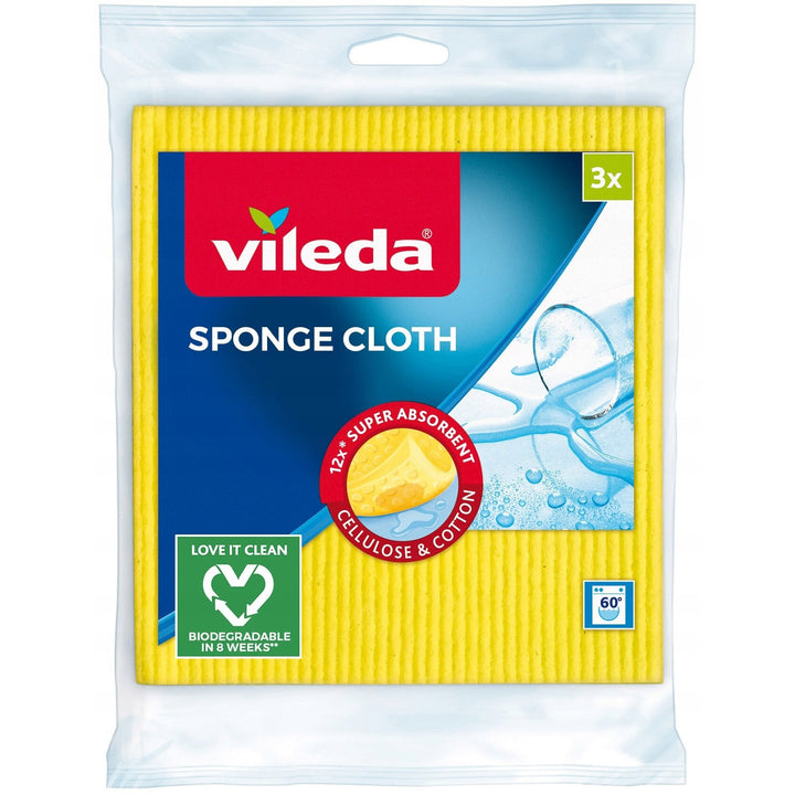 Sada plochého mopu Vileda + kbelík + 3 utěrky, Ultramax BOX, bezdotykový odkapávací systém, dva druhy vláken, 177453