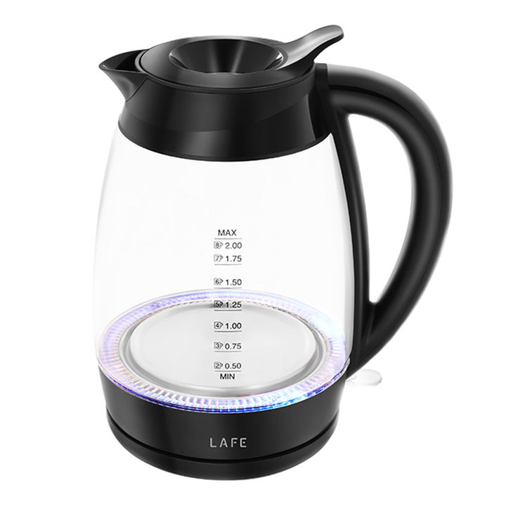 Rychlovarná konvice Lafe, příkon 2200 W, objem 2 l, sklo, Essential XL