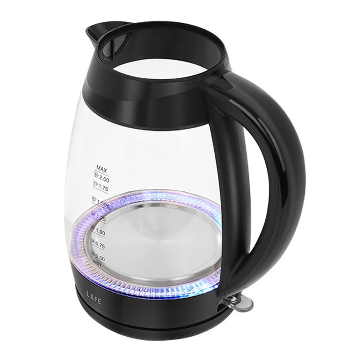 Rychlovarná konvice Lafe, příkon 2200 W, objem 2 l, sklo, Essential XL