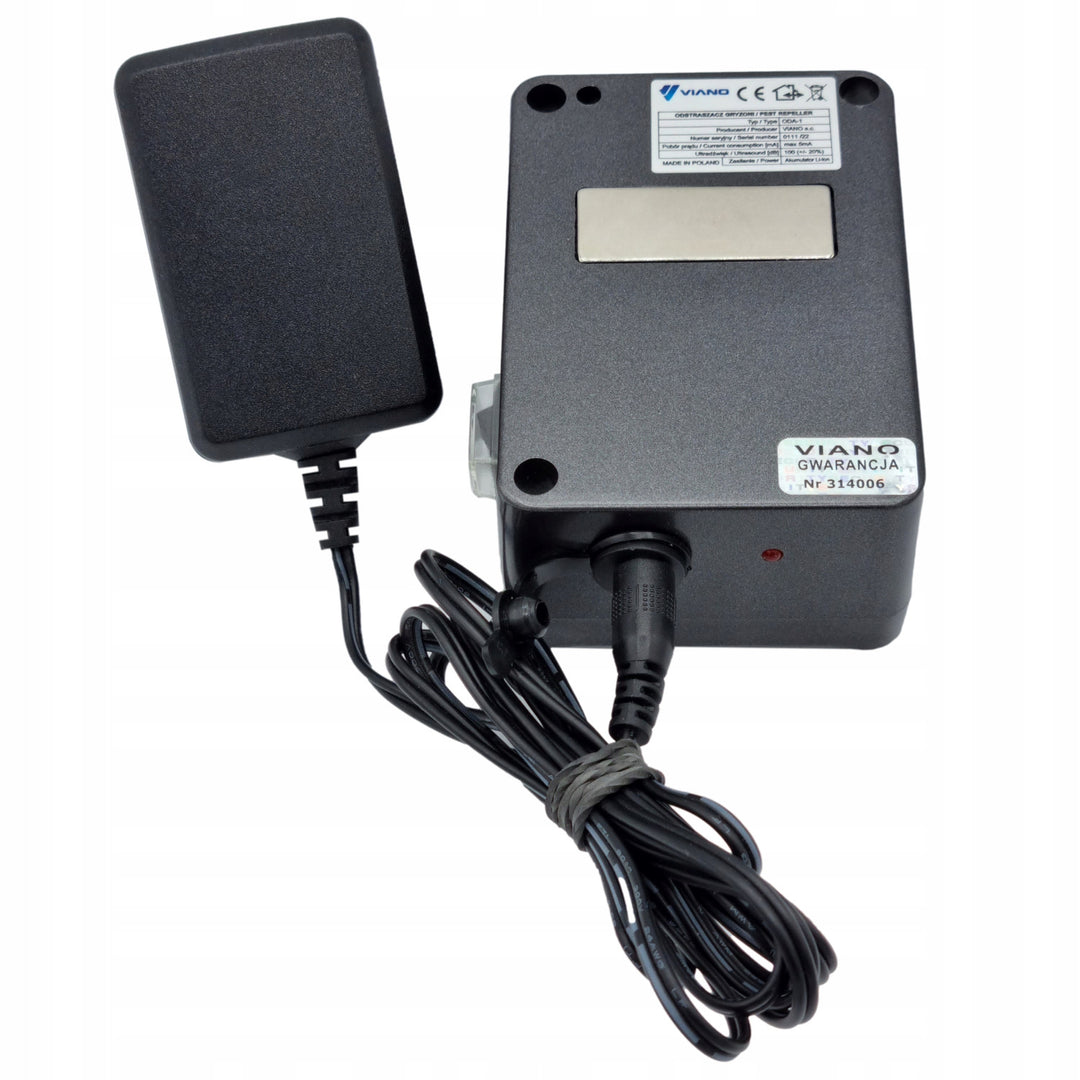 Bezdrátový odpuzovač hlodavců, kun, myší Viano, vestavěná baterie 4000mAh, velký bzučák, ODA1