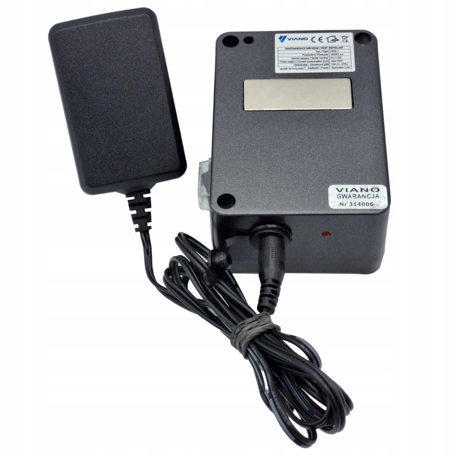 Bezdrátový odpuzovač hlodavců, kun, myší Viano, vestavěná baterie 4000mAh, velký bzučák, ODA1