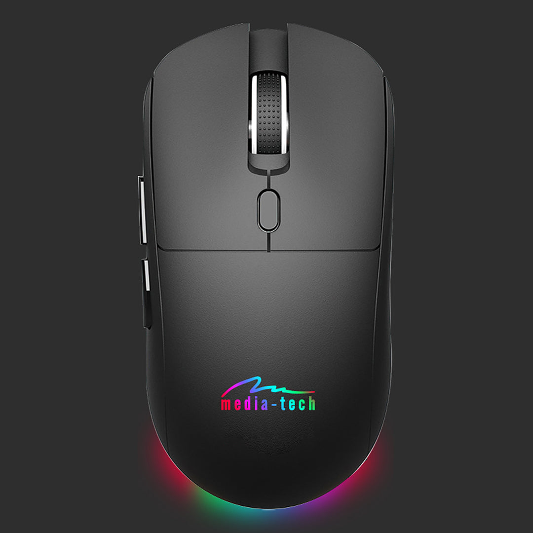 Bezdrátová tichá a dobíjecí myš 2 v 1 (BT/RF) MT1124, Media-Tech