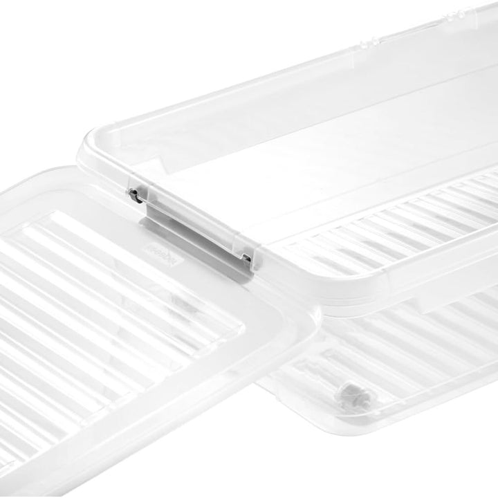Kontejner pod postel s víkem na kolečkách 33l