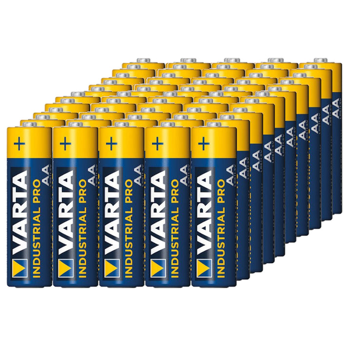 50x alkalická baterie R-06 LR6 AA 1,5 V Varta Industrial 4006