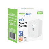 Zapuštěný WiFi relé GreenBlue, Android/iOS/Alexa/Google Home, 100–240 V střídavého proudu, 50/60 Hz, max. 16 A, pro LED 150 W, GB739
