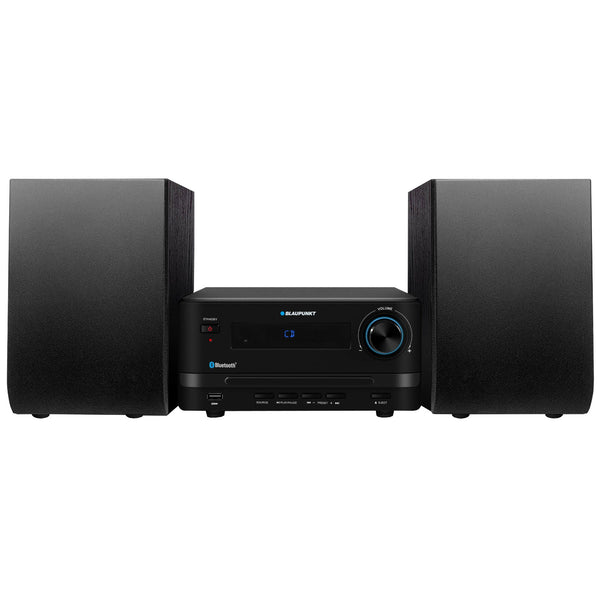 Mikrotower Blaupunkt, výkon 45 W, FM rádio, AUX konektor a USB konektor, Bluetooth, MS14BT