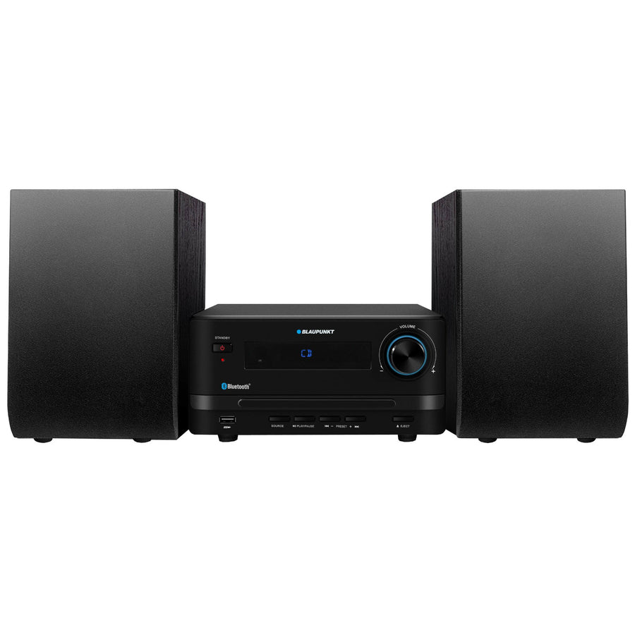 Mikrotower Blaupunkt, výkon 45 W, FM rádio, AUX konektor a USB konektor, Bluetooth, MS14BT