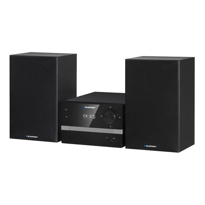 Mikrotower Blaupunkt, Bluetooth, FM rádio, výkon 20 W RMS, budík, CD/MP3/USB/AUX, MS9BT