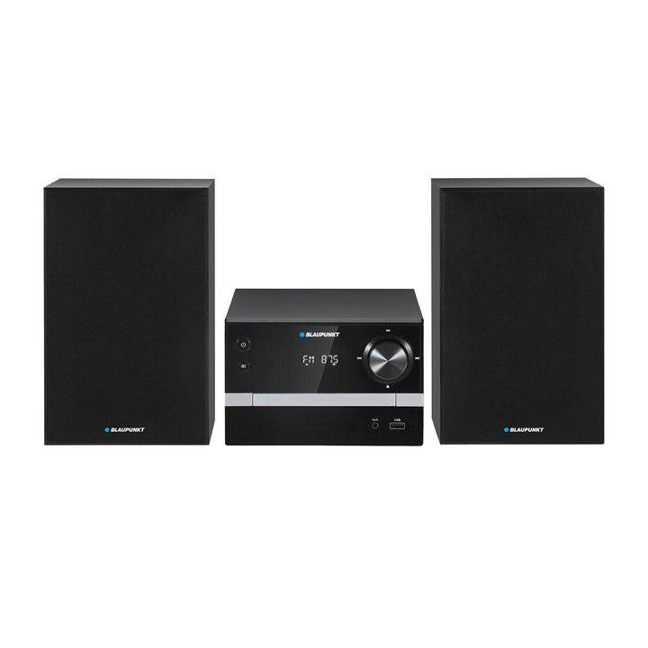 Mikrotower Blaupunkt, Bluetooth, FM rádio, výkon 20 W RMS, budík, CD/MP3/USB/AUX, MS9BT