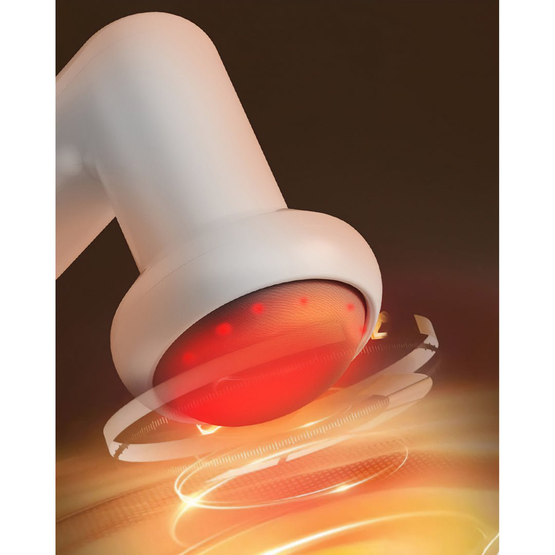 Anticelulitický masážní přístroj, MEDIA-TECH, masážní pistole, 5 masážních hlavic, 6 rychlostí, MT6536