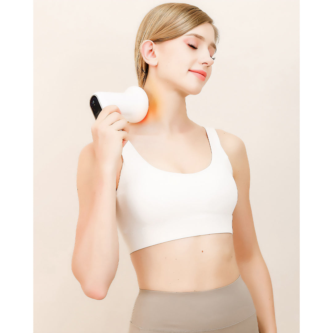 Anticelulitický masážní přístroj, MEDIA-TECH, masážní pistole, 5 masážních hlavic, 6 rychlostí, MT6536