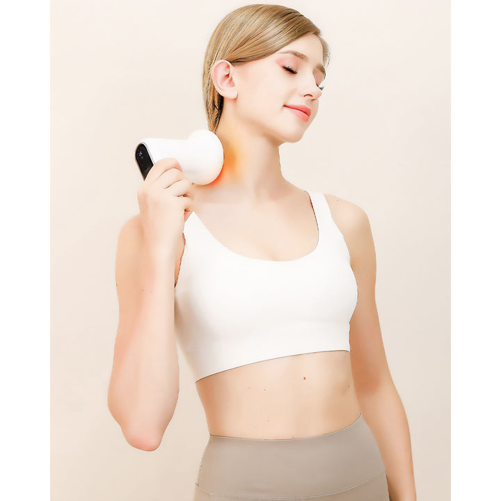 Anticelulitický masážní přístroj, MEDIA-TECH, masážní pistole, 5 masážních hlavic, 6 rychlostí, MT6536