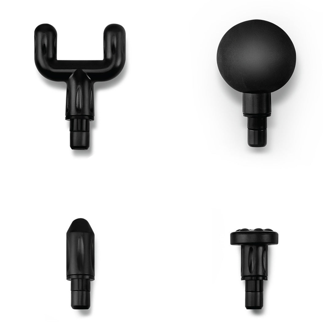 Masážní přístroj pro snadnou a rychlou masáž napjatých svalů, Media-tech, 4 vyměnitelné masážní hlavice, MT6521