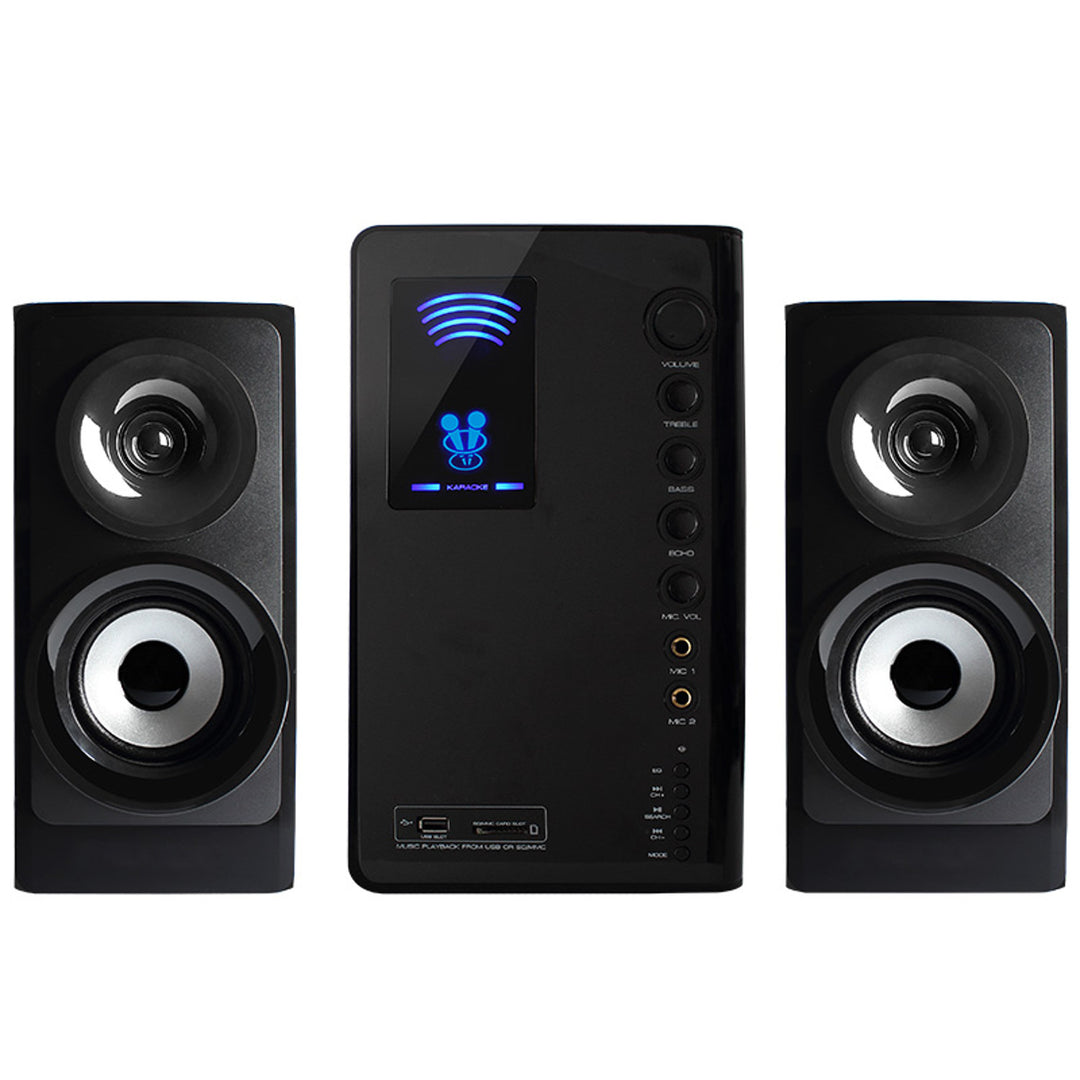 Sada reproduktorů 2.1 Tracer, Bluetooth 5.1, výkon sady 35 W, FM rádio, dálkové ovládání, Tumba BT
