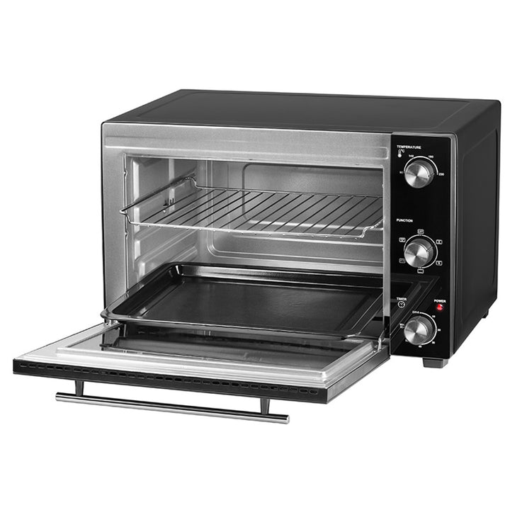 Elektrická trouba Lafe, objem 48 l, výkon 1800 W, horkovzdušná trouba, HeatMaster
