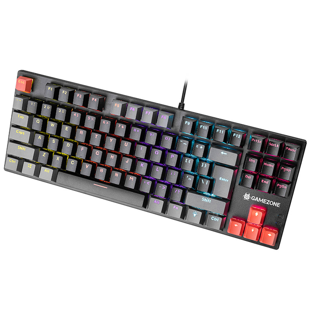 Mechanická klávesnice Tracer, barevné podsvícení rainbow, GAMEZONE Blade 87
