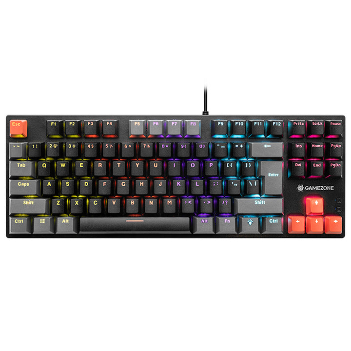 Mechanická klávesnice Tracer, barevné podsvícení rainbow, GAMEZONE Blade 87