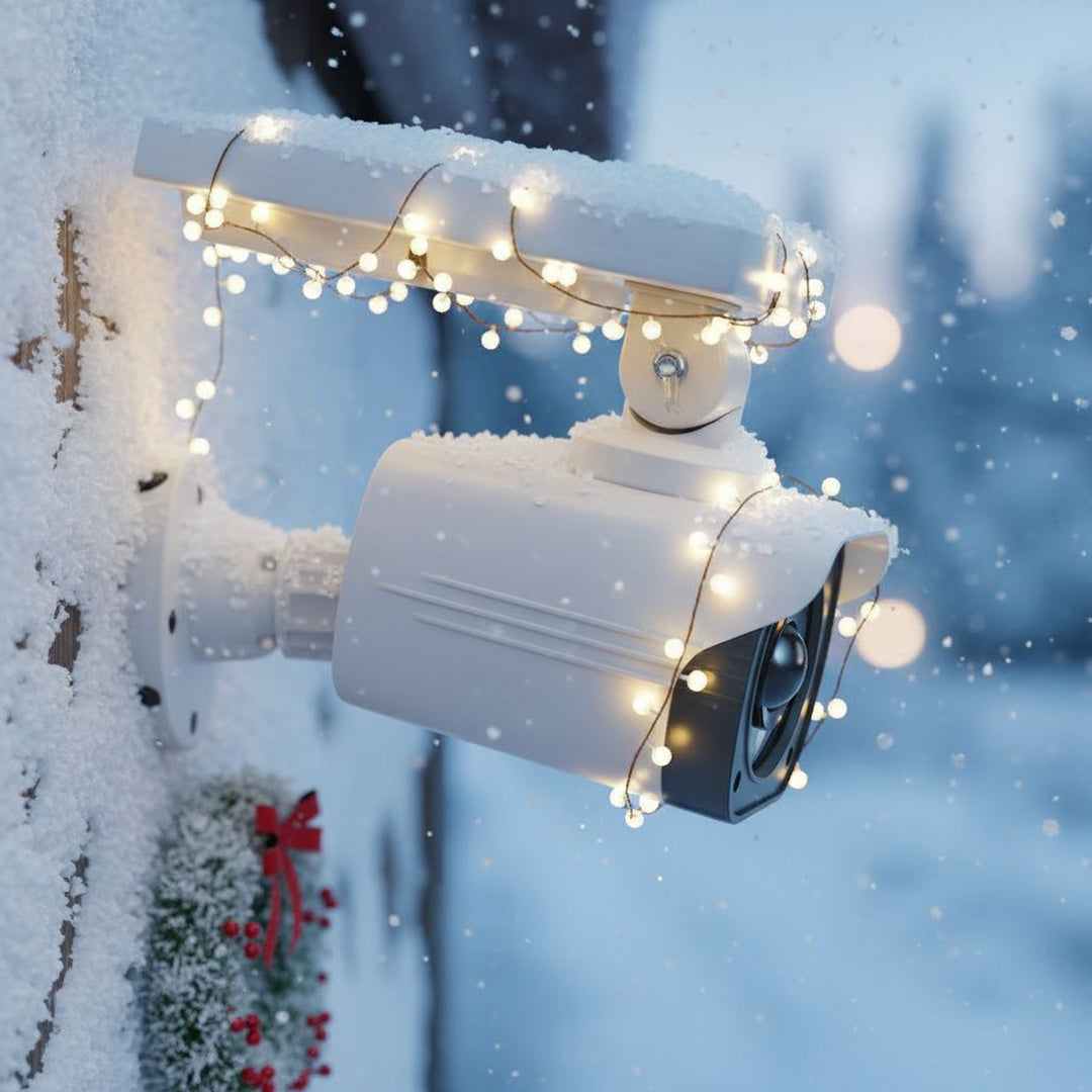 Solární falešná kamera, blikající dioda, pohybový senzor, LED osvětlení, samolepka zdarma, SOL1800S, 2 kusy