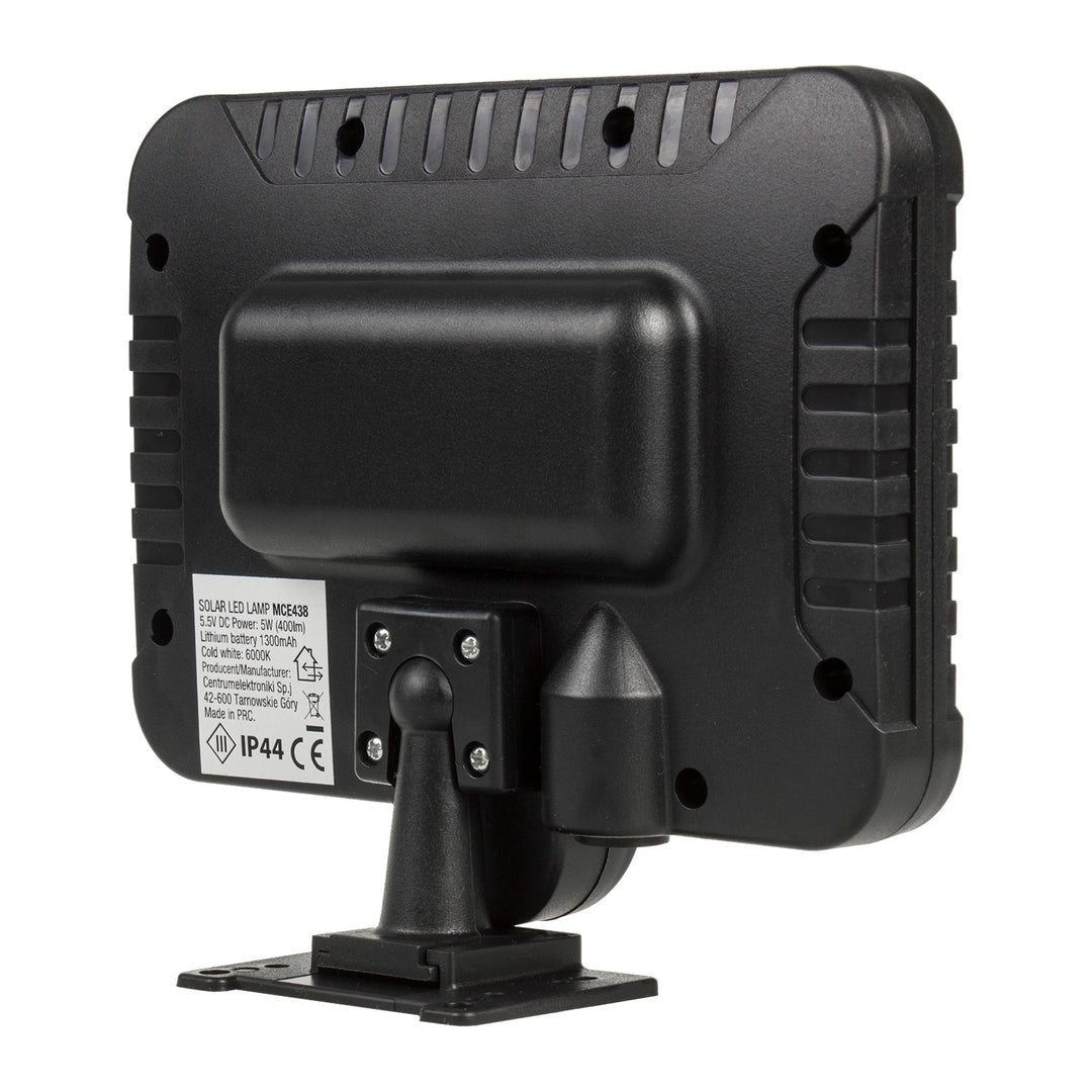 Solární LED světlo s pohybovým senzorem Maclean, IP44, 5 W, 400 lm, 6000 K, lithiová baterie 1300 mAh, 5,5 V DC MCE438, 4 kusy