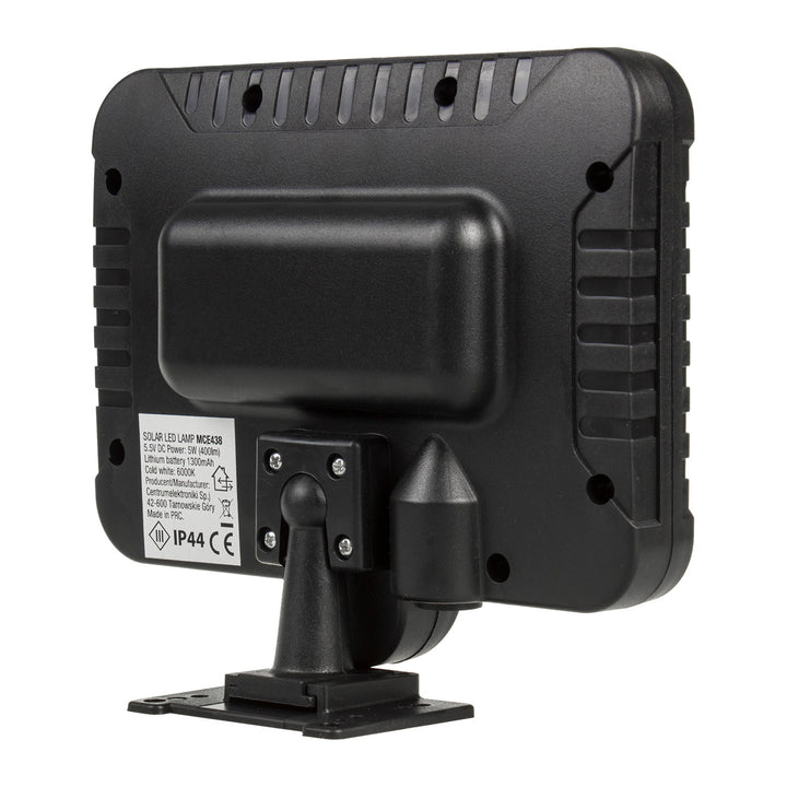 Solární LED světlo s pohybovým senzorem Maclean, IP44, 5 W, 400 lm, 6000 K, lithiová baterie 1300 mAh, 5,5 V DC MCE438, 4 kusy