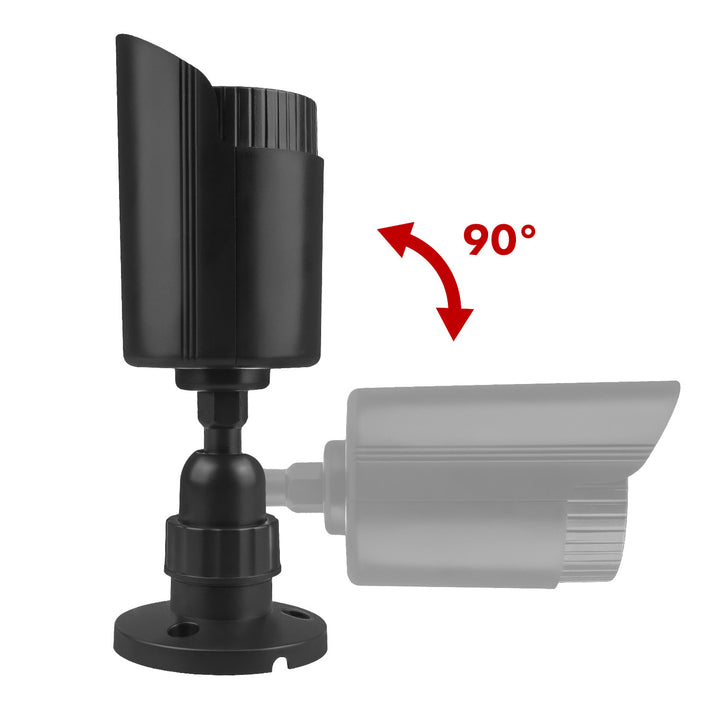 Sada dvou atrap tubusových kamer, IR LED diody, černé, napájení 2xAA (v balení), ABS, IR1800 BT