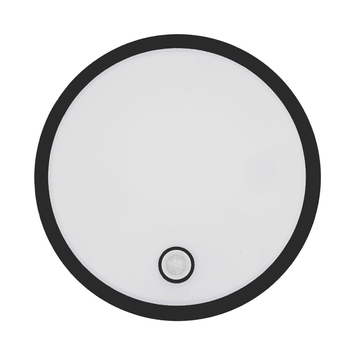 LED svítidlo s pohybovým senzorem Maclean, PIR senzor, černé, 10 W/15 W/18 W, IP65, možnost volby barevné teploty 3000/4000/6000 K, MCE535 B