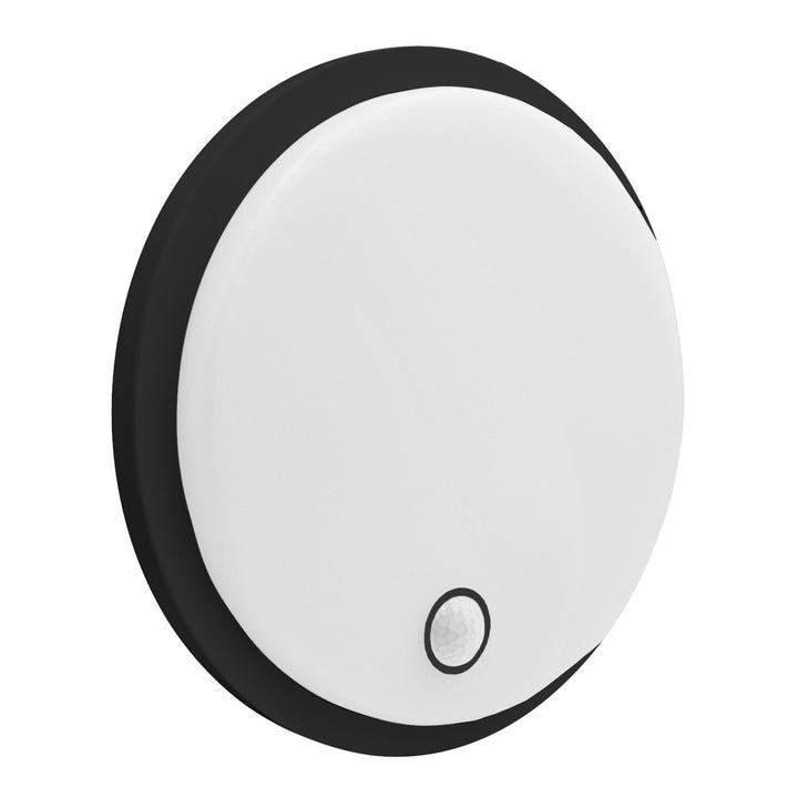 LED svítidlo s pohybovým senzorem Maclean, PIR senzor, černé, 10 W/15 W/18 W, IP65, možnost volby barevné teploty 3000/4000/6000 K, MCE535 B