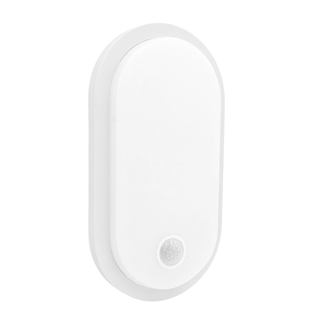 LED svítidlo s pohybovým čidlem Maclean, PIR čidlo, bílé, 10 W/15/18 W, IP65, možnost změny barevné teploty 3000/4000/6000 K, MCE534 W