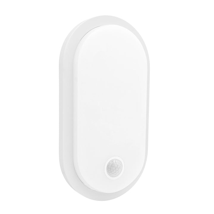 LED svítidlo s pohybovým čidlem Maclean, PIR čidlo, bílé, 10 W/15/18 W, IP65, možnost změny barevné teploty 3000/4000/6000 K, MCE534 W
