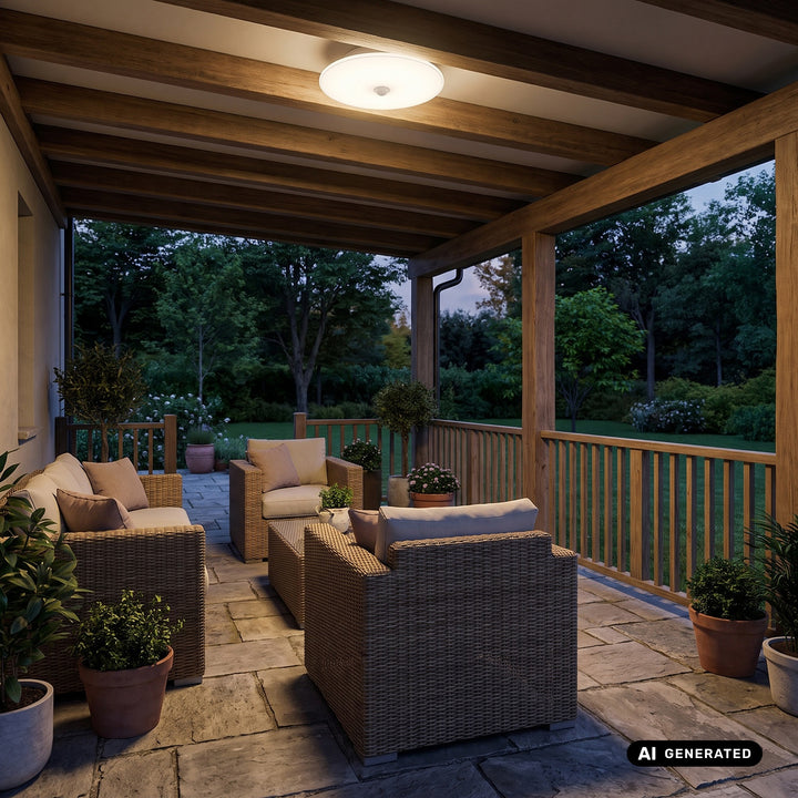 LED svítidlo s PIR senzorem Maclean, stropní, 15 W, 1300 lm, IP54, 220–240 V~ 50/60 Hz, MCE537